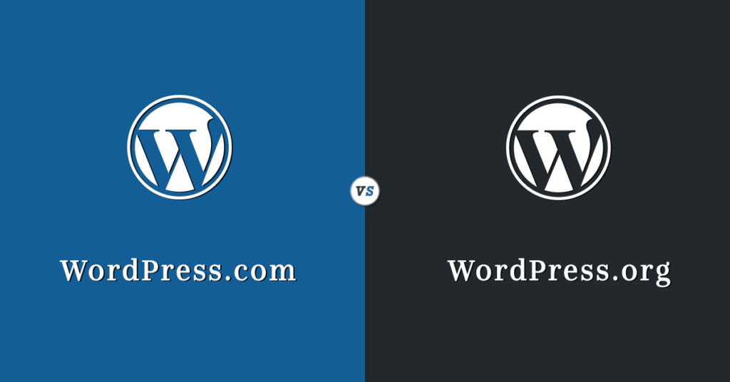 wordpress.com and wordpress.org